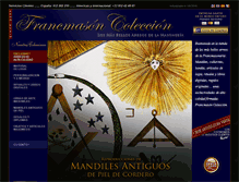 Tablet Screenshot of francmasoncoleccion.es